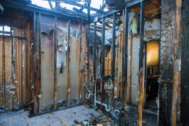 Professional Fire Damage Repair technician working in West Hazleton, PA
